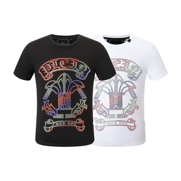 new style phillip plain men t shirts designer pp skull diamond shirt short sleeve dollar brown bear brand tee skulls t shirt p2149, White;black
new style phillip plain men t shirts designer pp skull diamond shirt short sleeve dollar brown bear brand tee skulls t shirt p2149, White;black