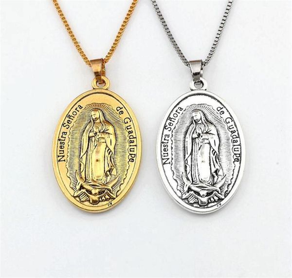 26pcs lots our lady of guadalupe divino nino yo reinare oval pendant necklaces 23 6inches for men ms jewelry fashion accessories5545078, Silver
26pcs lots our lady of guadalupe divino nino yo reinare oval pendant necklaces 23 6inches for men ms jewelry fashion accessories5545078, Silver
