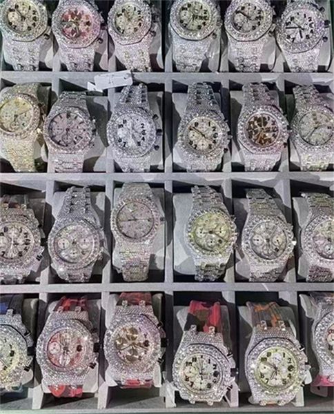 luxury mens watch for men designer movement watches diamond moissanite watch montre iced out watch automatic men's montre luxe mens lux, Slivery;brown
luxury mens watch for men designer movement watches diamond moissanite watch montre iced out watch automatic men's montre luxe mens lux, Slivery;brown