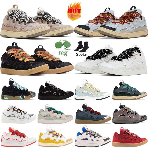 2023 mesh shoes men women lace up extraordinary sneaker embossed leather curb sneakers calfskin rubber nappa platformsole shoe, Black
2023 mesh shoes men women lace up extraordinary sneaker embossed leather curb sneakers calfskin rubber nappa platformsole shoe, Black