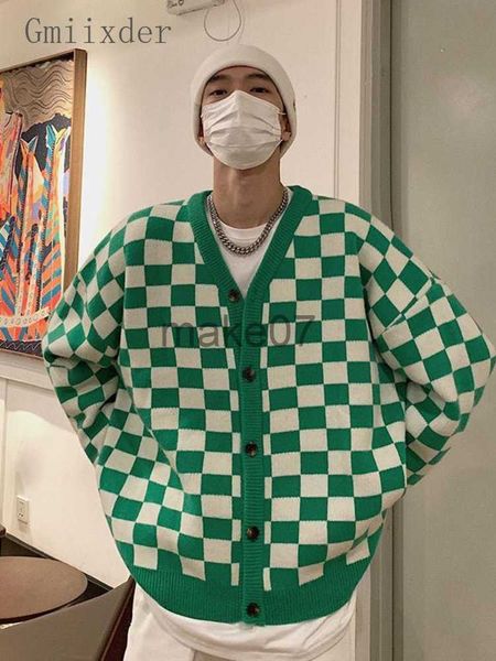 men's sweaters gmiixder autumn vintage checkerboard cardigan longsleeved button sweater men's preppy casual knitwear jacket street, White;black
men's sweaters gmiixder autumn vintage checkerboard cardigan longsleeved button sweater men's preppy casual knitwear jacket street, White;black