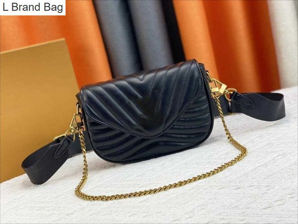 2023 new 10a luxury shoulder bags for women designer chain bag leather messenger bags handbags removable round coin purse vintage gold hardw, Black
2023 new 10a luxury shoulder bags for women designer chain bag leather messenger bags handbags removable round coin purse vintage gold hardw, Black