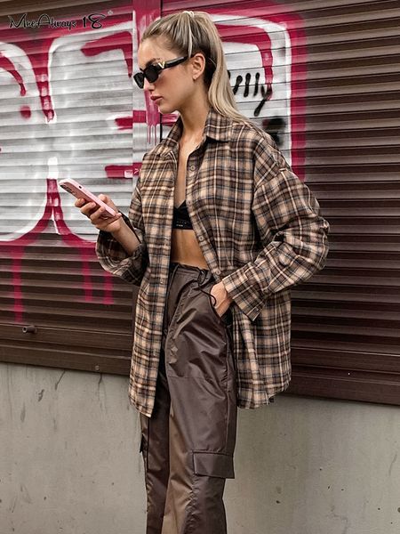 women's blouses shirts mnealways18 vintage plaid women loose gingham female blouse autumn 2023 button shacket oversized long ladies 230, White
women's blouses shirts mnealways18 vintage plaid women loose gingham female blouse autumn 2023 button shacket oversized long ladies 230, White