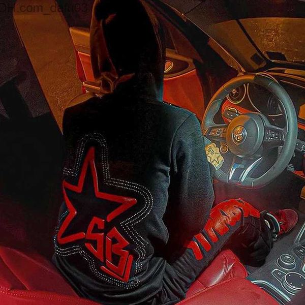 men's hoodies sweatshirts gothic harajuku sweatshirt women's bubble print long sleeve hoodie casual zipper jacket men's hoodi, Black
men's hoodies sweatshirts gothic harajuku sweatshirt women's bubble print long sleeve hoodie casual zipper jacket men's hoodi, Black