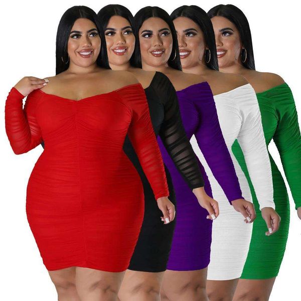 item title autumn large size womens dress wrapped chest stitching mesh sleeves nightclub style wrap buttocks, Black;gray
item title autumn large size womens dress wrapped chest stitching mesh sleeves nightclub style wrap buttocks, Black;gray