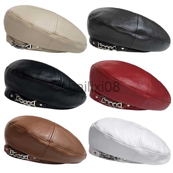 stingy brim hats women girl pu leather chain beret artist warm octagonal flat cap autumn winter beanie hat cap vintage beret hats solid colo, Blue;gray
stingy brim hats women girl pu leather chain beret artist warm octagonal flat cap autumn winter beanie hat cap vintage beret hats solid colo, Blue;gray