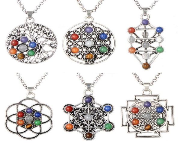 7 chakras pendulum necklaces colorful natural stone tree of life pendant necklaces women yoga jewelry5545362, Silver
7 chakras pendulum necklaces colorful natural stone tree of life pendant necklaces women yoga jewelry5545362, Silver