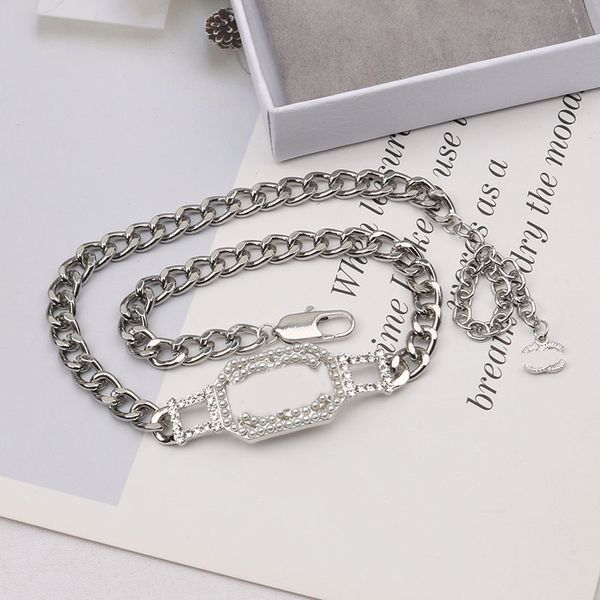 fashion designer necklace gold plated silver plated necklaces choker chain letter pendant fashion womens crystal pearl wedding jewelry acces 
fashion designer necklace gold plated silver plated necklaces choker chain letter pendant fashion womens crystal pearl wedding jewelry acces