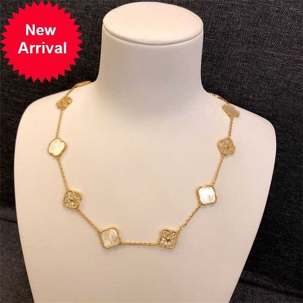 10 diamond necklace fashion classic clover necklace charm 18k rose gold silver plated agate pendant for women girl valentine's engageme
10 diamond necklace fashion classic clover necklace charm 18k rose gold silver plated agate pendant for women girl valentine's engageme