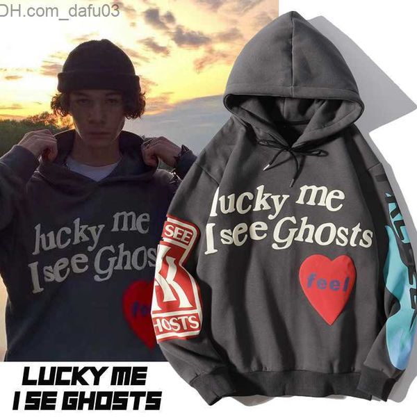 men's hoodies sweatshirts 2021 harajuku autumn strange graffiti letter printed hoodie men's lucky i see ghosts hoodie woolen stree, Black
men's hoodies sweatshirts 2021 harajuku autumn strange graffiti letter printed hoodie men's lucky i see ghosts hoodie woolen stree, Black