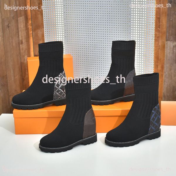 designer boots sock boot women autumn winter socks knitted elastic ankle bootss stretch high heel winter boot lady letter thick shoes 35-42, Black
designer boots sock boot women autumn winter socks knitted elastic ankle bootss stretch high heel winter boot lady letter thick shoes 35-42, Black