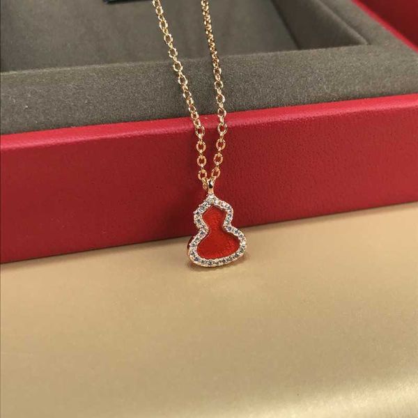 18k plated gold diamond pendant necklace classic steel diamonds bottle gourd necklaces women luck designer jewelry gift wholesaleztndztnd, Silver
18k plated gold diamond pendant necklace classic steel diamonds bottle gourd necklaces women luck designer jewelry gift wholesaleztndztnd, Silver
