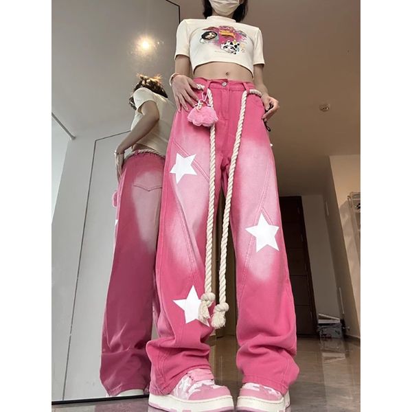 women s jeans deeptown pink star girl y2k harajuku women cyber wide leg hippie denim pants streetwear trousers casual 90s aesthetic kpop 230, Blue
women s jeans deeptown pink star girl y2k harajuku women cyber wide leg hippie denim pants streetwear trousers casual 90s aesthetic kpop 230, Blue