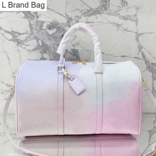 l bag gradient travel bag handbag tote bags crossbody bag letter printing durable original hardware accessories large capacity two handle do, Black
l bag gradient travel bag handbag tote bags crossbody bag letter printing durable original hardware accessories large capacity two handle do, Black