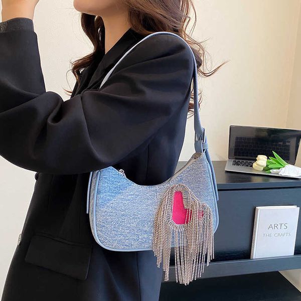 barbiecoress 2023 summer new women's bag niche design denim underarm bag tassel bag women's shoulder bag bags 230802
barbiecoress 2023 summer new women's bag niche design denim underarm bag tassel bag women's shoulder bag bags 230802