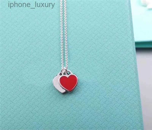tiff necklace 925 silver pendant necklaces female jewelry exquisite craftsmanship with official classic double blue heart luxury designer
tiff necklace 925 silver pendant necklaces female jewelry exquisite craftsmanship with official classic double blue heart luxury designer