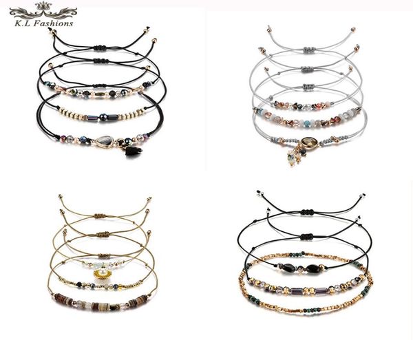 3pcslot bead bracelet for women multicolor crystal series tandem leaf heart round geometric pendant woven wax rope bracelet diy j3283882, Black
3pcslot bead bracelet for women multicolor crystal series tandem leaf heart round geometric pendant woven wax rope bracelet diy j3283882, Black