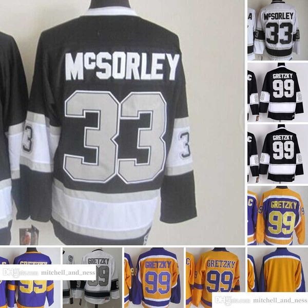 movie vintage hockey 99 wayne gretzky jerseys ccm embroidery 33 marty mcsorley jersey purple yellow white black men, Black;red
movie vintage hockey 99 wayne gretzky jerseys ccm embroidery 33 marty mcsorley jersey purple yellow white black men, Black;red