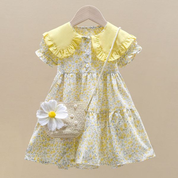 girl s dresses 2pcs summer yellow floral child little girls clothing casual midi dress bag children for teens party princess sundress 230802, Red;yellow
girl s dresses 2pcs summer yellow floral child little girls clothing casual midi dress bag children for teens party princess sundress 230802, Red;yellow