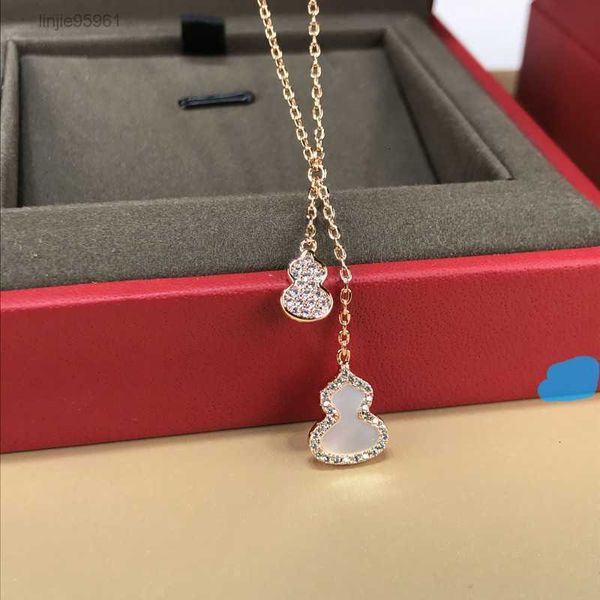 18k plated gold pendant necklace classic steel diamonds bottle gourd pendant necklaces women luck designer jewelry6j9m{category}, Silver
18k plated gold pendant necklace classic steel diamonds bottle gourd pendant necklaces women luck designer jewelry6j9m{category}, Silver