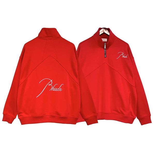 rhude hoodie designer mens hoodie fashion brand hoodies men standing neck half zipper letter printing casual mens couple sports loose man ho, Black
rhude hoodie designer mens hoodie fashion brand hoodies men standing neck half zipper letter printing casual mens couple sports loose man ho, Black