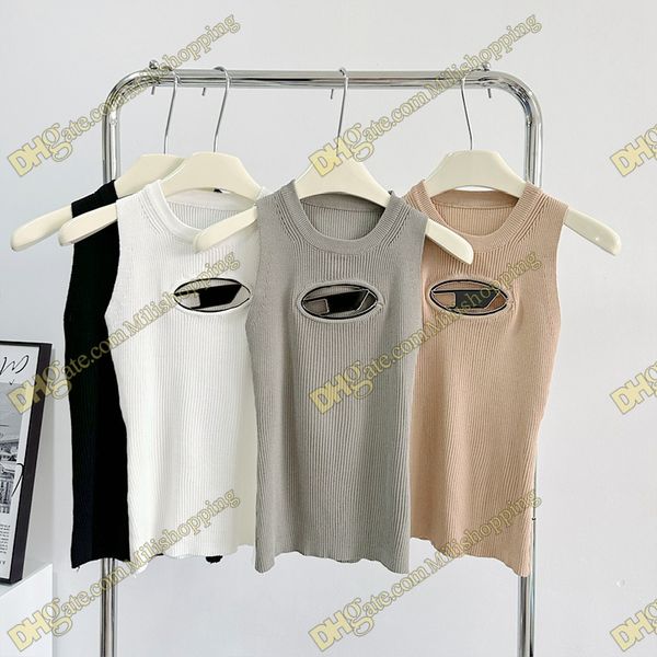 cropped knit tank designer t-shirt hollow out tee womens knits women sleeveless yoga summer tees vests, Black
cropped knit tank designer t-shirt hollow out tee womens knits women sleeveless yoga summer tees vests, Black