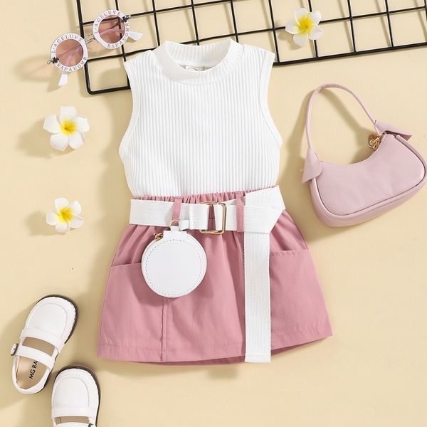 clothing sets summer fashion girls suit 0 5 years old children s pit strip sleeveless neck hanging shorts waist bag leisure three piece 2308, White
clothing sets summer fashion girls suit 0 5 years old children s pit strip sleeveless neck hanging shorts waist bag leisure three piece 2308, White