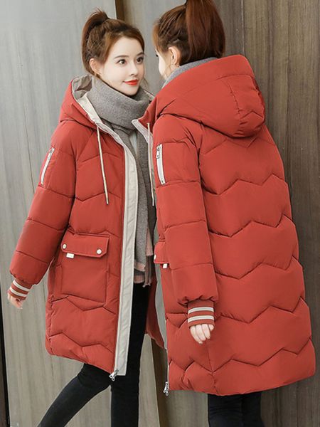 women s jackets 2023 winter women jacket coats long parkas female down cotton hooded overcoat thick warm windproof casual student coat 23080, Black;brown
women s jackets 2023 winter women jacket coats long parkas female down cotton hooded overcoat thick warm windproof casual student coat 23080, Black;brown