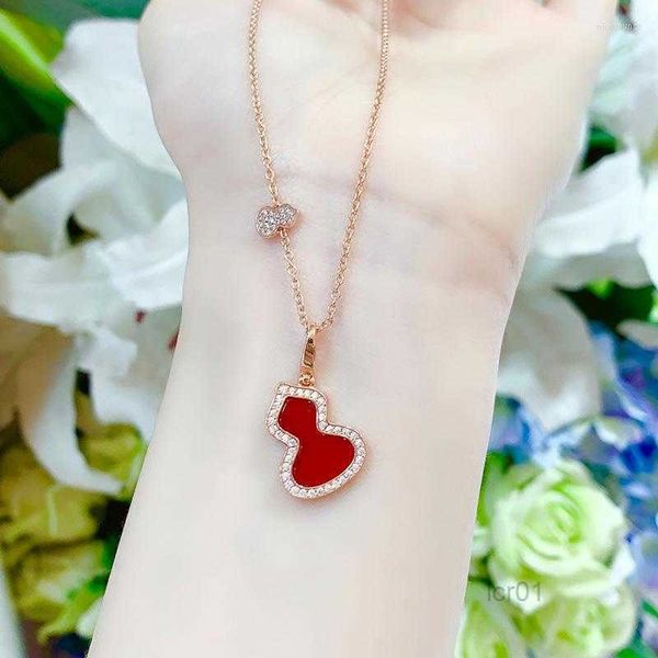 pendant necklaces temperament size double gourd lucky necklace women exquisite simple fashion clavicle chain chinese style jewelry, Silver
pendant necklaces temperament size double gourd lucky necklace women exquisite simple fashion clavicle chain chinese style jewelry, Silver