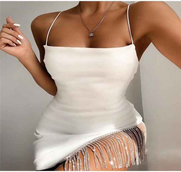 2 layers diamond party dress women 2020 summer backless tassel hem valentine club dress elegant white dress mini5026732, White;black
2 layers diamond party dress women 2020 summer backless tassel hem valentine club dress elegant white dress mini5026732, White;black