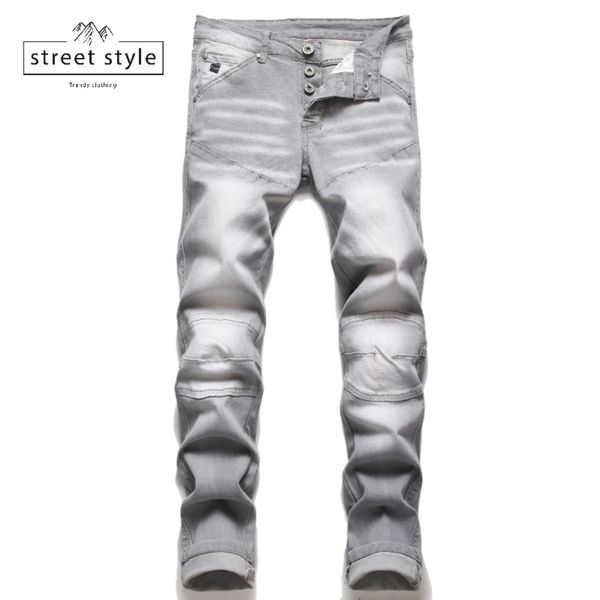mens jeans slimming fit denim pants light luxury crux printing jeans trendy ripped casual street fashion for men 230801, Blue
mens jeans slimming fit denim pants light luxury crux printing jeans trendy ripped casual street fashion for men 230801, Blue