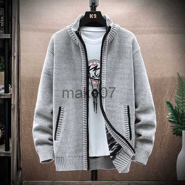 men's sweaters men's sweaters autumn winter new wool keeps warm zipper cardigan sweaters man casual knitwear sweatercoat jacket ma, White;black