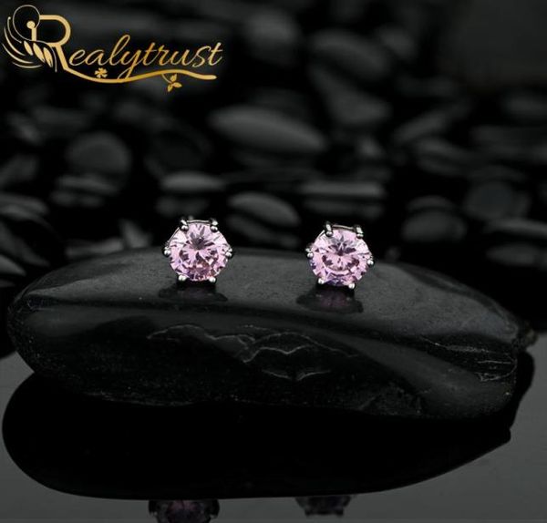 realytrust 1ct round pink high carbon diamond stud earrings for women solid 925 sterling silver 10 arrows heart wedding earrings9661352, Golden;silver
realytrust 1ct round pink high carbon diamond stud earrings for women solid 925 sterling silver 10 arrows heart wedding earrings9661352, Golden;silver