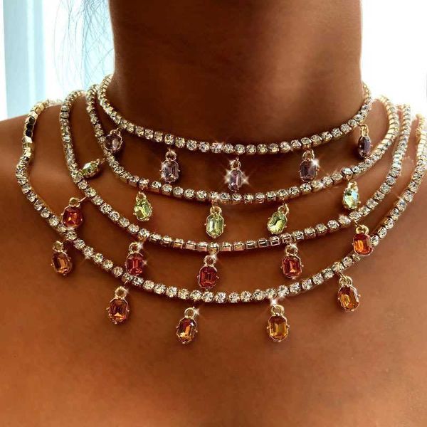 strands fashion luxury iced out crystal square choker necklace women gold silver color rhinestone tennis chain wedding jewelry 230613, Black
strands fashion luxury iced out crystal square choker necklace women gold silver color rhinestone tennis chain wedding jewelry 230613, Black