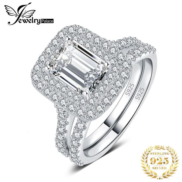 wedding rings jewelry 925 sterling silver halo band engagement ring set for women 2 9ct emerald cut aaaaa cz fashion jewelry 230802, Slivery;golden
wedding rings jewelry 925 sterling silver halo band engagement ring set for women 2 9ct emerald cut aaaaa cz fashion jewelry 230802, Slivery;golden