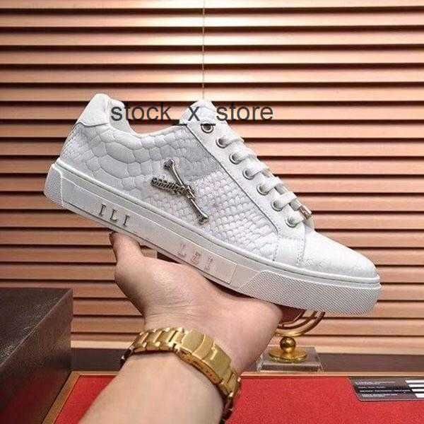 printed platform sneakers plein lace up philipps oversized sole fashion white casual shoes men leather size38-45, Black
printed platform sneakers plein lace up philipps oversized sole fashion white casual shoes men leather size38-45, Black