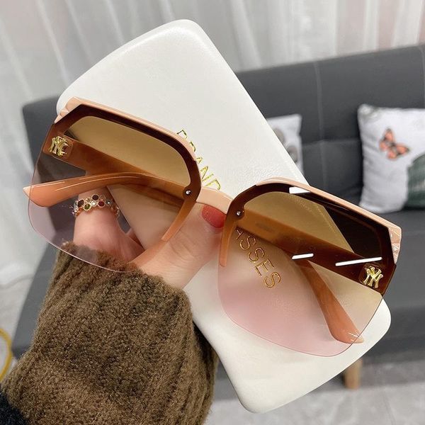 sunglasses frames fashion square half frame ins style glasses gradual change ocean piece big 230802, Silver
sunglasses frames fashion square half frame ins style glasses gradual change ocean piece big 230802, Silver