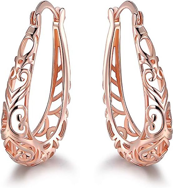 925 sterling silver post filigree earrings for women hollow oval earring hypoallergenic u shaped hoops for jewelry gifts
925 sterling silver post filigree earrings for women hollow oval earring hypoallergenic u shaped hoops for jewelry gifts