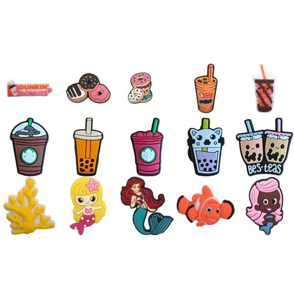 shoe parts accessories fish girl charms for clog shoes slides bracelet sandals wristband gift drop delivery, White;pink
shoe parts accessories fish girl charms for clog shoes slides bracelet sandals wristband gift drop delivery, White;pink