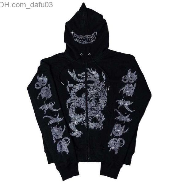 men's hoodies sweatshirts large promotion zipper autumn/winter gothic men's and women's clothing harajuku fashion rhinestone, Black
men's hoodies sweatshirts large promotion zipper autumn/winter gothic men's and women's clothing harajuku fashion rhinestone, Black