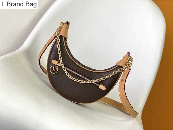 2023 new 5a designers classic loop gold chain handbag womens coated canvas zipper crossbody shoulder strap bag crescent bottom purses moon b, Black
2023 new 5a designers classic loop gold chain handbag womens coated canvas zipper crossbody shoulder strap bag crescent bottom purses moon b, Black