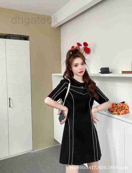 basic & casual dresses designer summer new open line decorative short sleeve dress with vital girls' leisure sports style to reduce age, Black;gray
basic & casual dresses designer summer new open line decorative short sleeve dress with vital girls' leisure sports style to reduce age, Black;gray