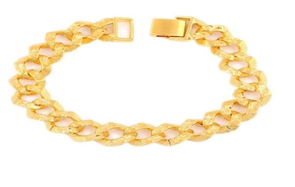 10mm wide carved curb bracelet yellow gold filled statement chain for women men gift link49635734648685, Black
10mm wide carved curb bracelet yellow gold filled statement chain for women men gift link49635734648685, Black