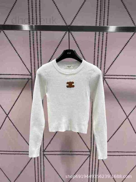 women's knits & tees designer early autumn new slim fit simple knit underlay shirt with leather label embellishments, fashionable versa, White
women's knits & tees designer early autumn new slim fit simple knit underlay shirt with leather label embellishments, fashionable versa, White