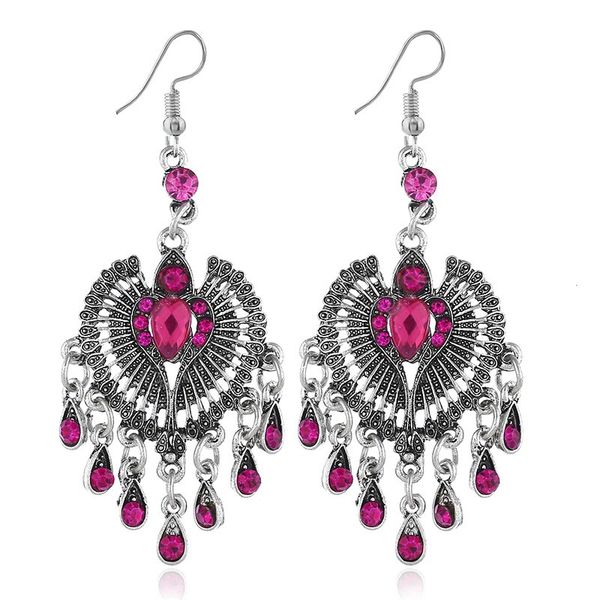 ethnic vintage romantic rose red heart earrings for women simple silver color water drop tassel earring wedding party jewelry
ethnic vintage romantic rose red heart earrings for women simple silver color water drop tassel earring wedding party jewelry