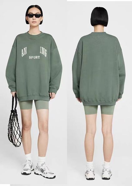 23aw ab women desginer fashion cotton sweatshirt niche anine new bing classic letter hand embroidered round neck green loose sweater for wom, Black
23aw ab women desginer fashion cotton sweatshirt niche anine new bing classic letter hand embroidered round neck green loose sweater for wom, Black