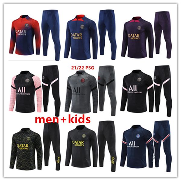 21 22 psgs mbappe soccer jersey tracksuit 22 23 24 classic style marquinhos verratti kimpembe icardi di maria draxler kids football paris tr, Black
21 22 psgs mbappe soccer jersey tracksuit 22 23 24 classic style marquinhos verratti kimpembe icardi di maria draxler kids football paris tr, Black
