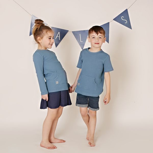 t shirts children shirt long sleeve pocket flexible and comfortable fabric ribbed round neck tshirt boy girls 230802, Blue
t shirts children shirt long sleeve pocket flexible and comfortable fabric ribbed round neck tshirt boy girls 230802, Blue