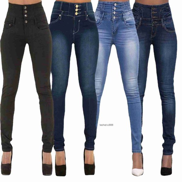 large volume discount new high waist slim fit elastic large size small foot jeans for women, Blue
large volume discount new high waist slim fit elastic large size small foot jeans for women, Blue