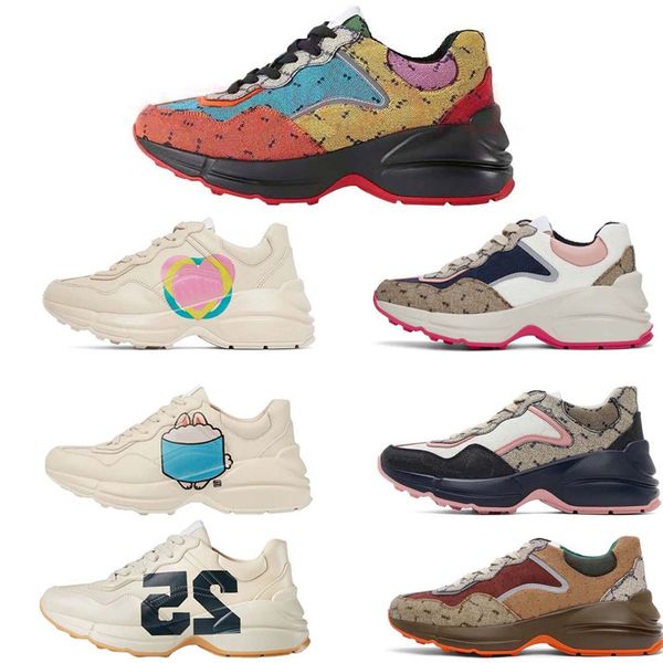 designer women casual shoes rhyton sneakers men skateboard shoes red green striped leather embroidery stripes daddy shoes luxurys designer c, Black
designer women casual shoes rhyton sneakers men skateboard shoes red green striped leather embroidery stripes daddy shoes luxurys designer c, Black